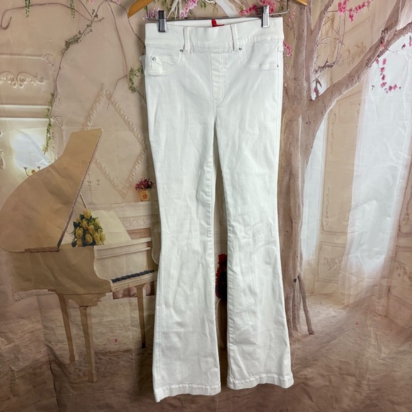SPANX Classic Everywhere flare White Flare Trousers - Picture 2 of 9